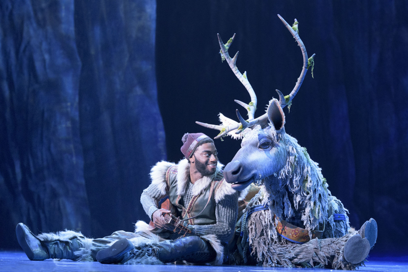 Jelani Alladin (Kristoff) and Andrew Pirozzi (Sven)